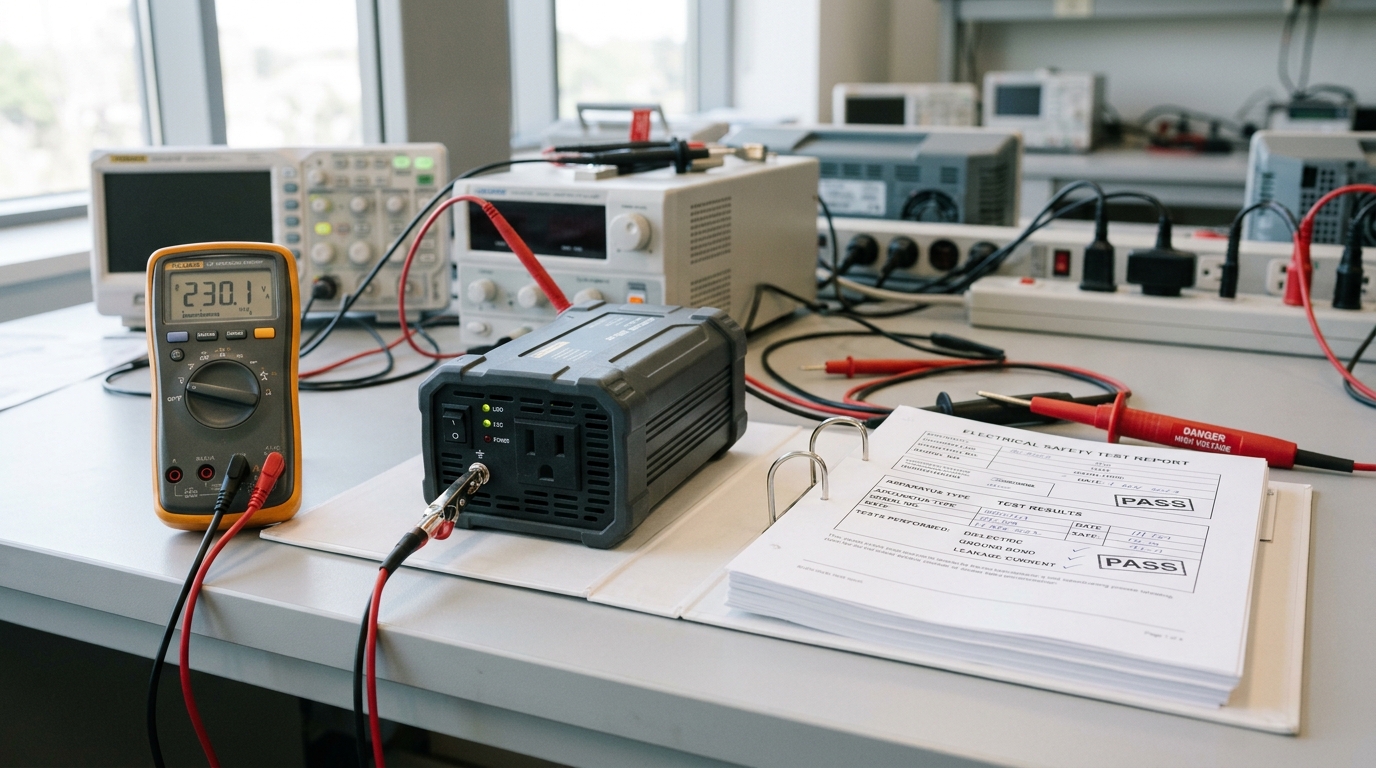 Photorealistic editorial photograph representing "UL 3700 certification explained" — Virginia balcony solar law guide