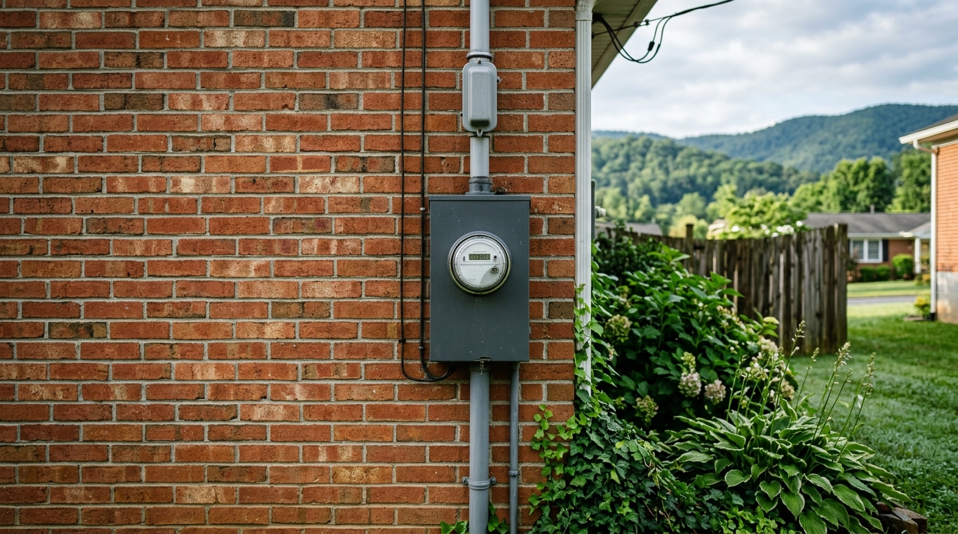 Photorealistic editorial photograph representing "Appalachian Power Company (APCo)" — Virginia balcony solar law guide
